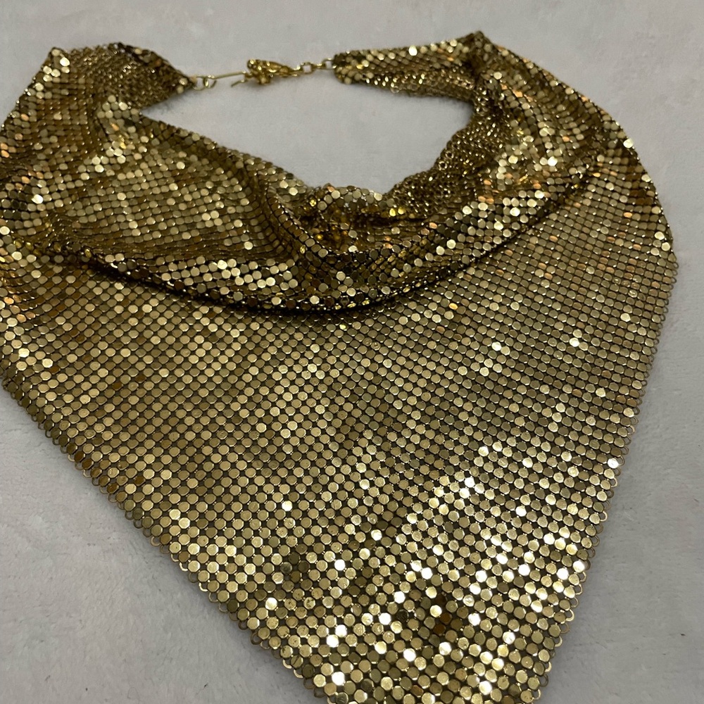 Whiting& Davis gold necklace